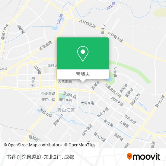 书香别院凤凰庭-东北2门地图