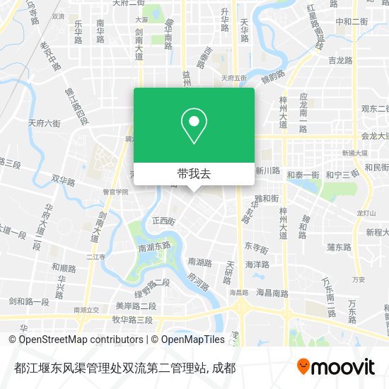 都江堰东风渠管理处双流第二管理站地图