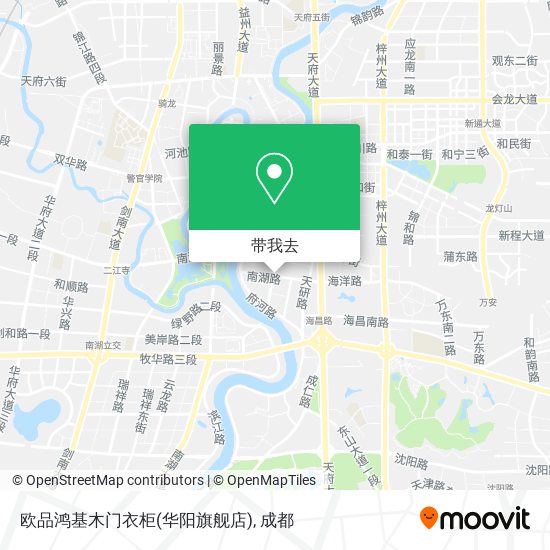 欧品鸿基木门衣柜(华阳旗舰店)地图