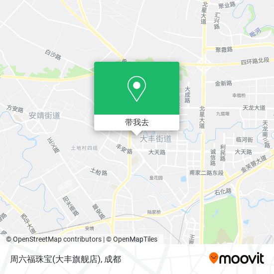 周六福珠宝(大丰旗舰店)地图