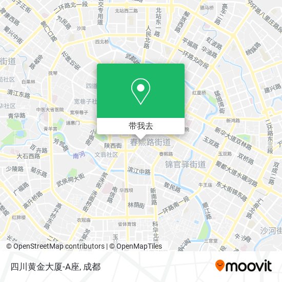 四川黄金大厦-A座地图