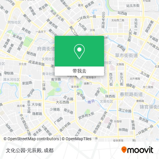 文化公园-元辰殿地图