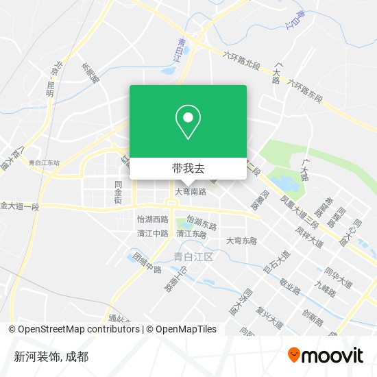 新河装饰地图