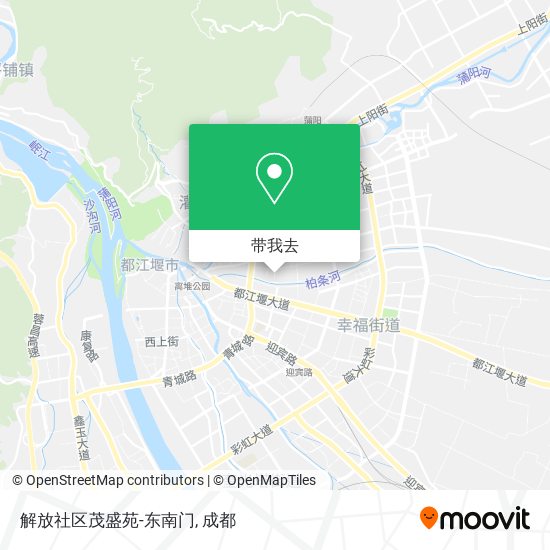 解放社区茂盛苑-东南门地图