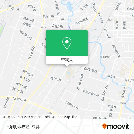 上海明帘布艺地图