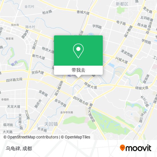 乌龟碑地图