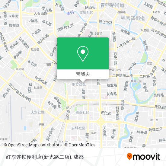 红旗连锁便利店(新光路二店)地图