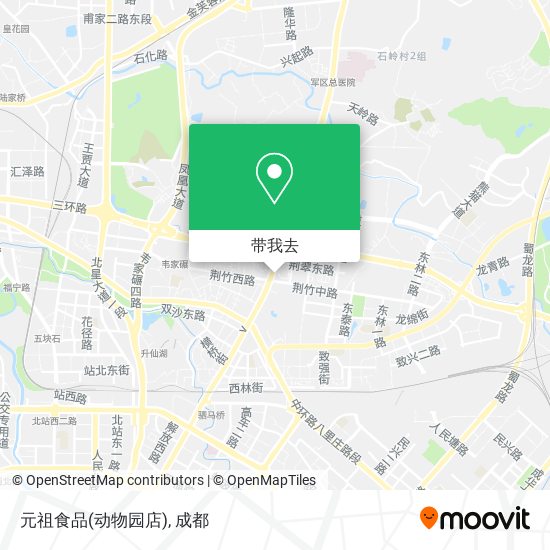 元祖食品(动物园店)地图
