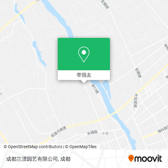 成都兰漂园艺有限公司地图