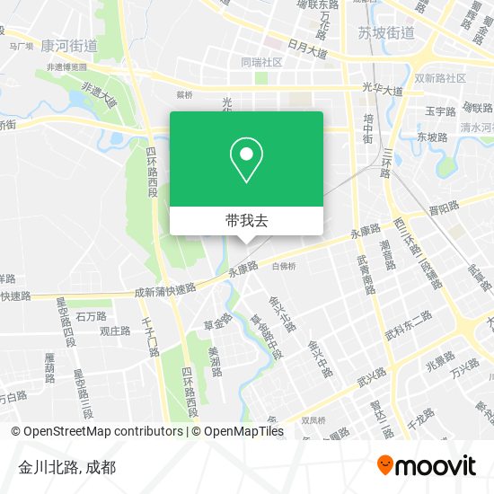 金川北路地图