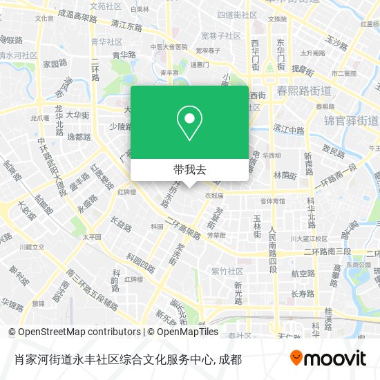 肖家河街道永丰社区综合文化服务中心地图