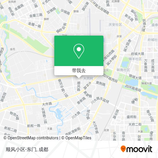 顺风小区-东门地图