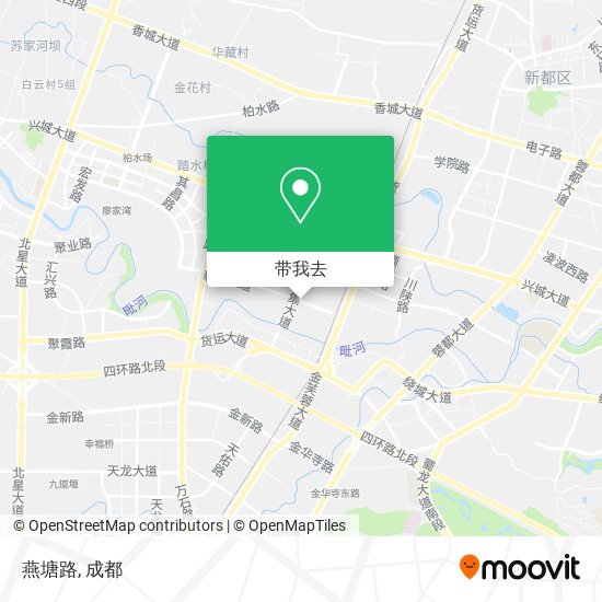 燕塘路地图