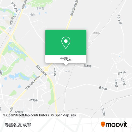 春熙名店地图