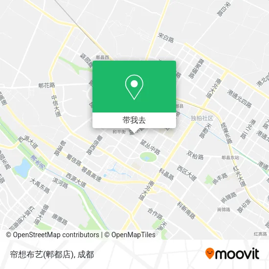 帘想布艺(郫都店)地图