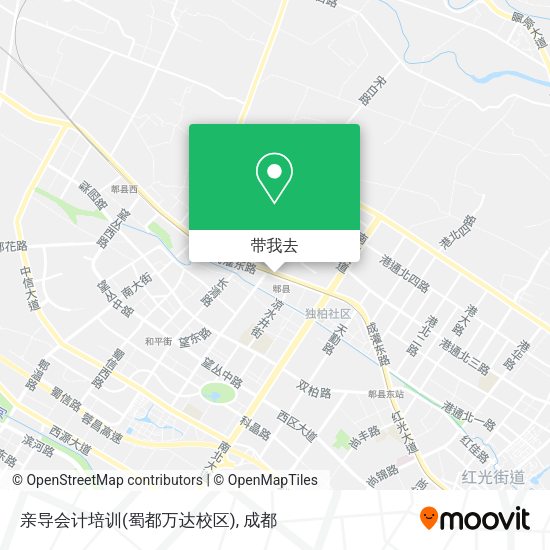 亲导会计培训(蜀都万达校区)地图
