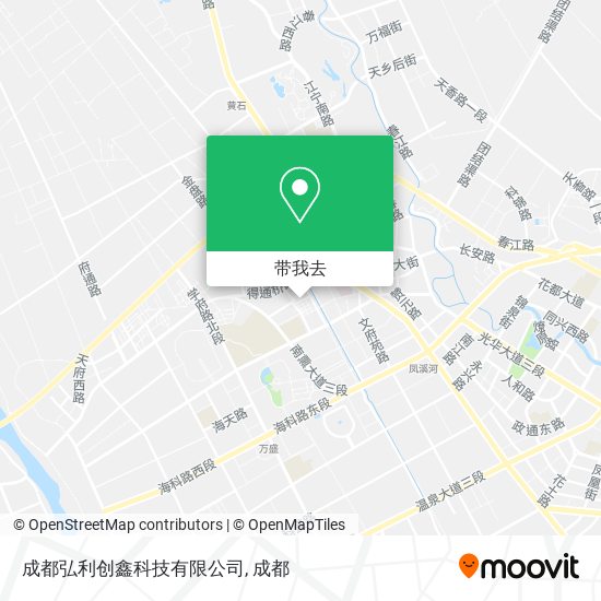 成都弘利创鑫科技有限公司地图