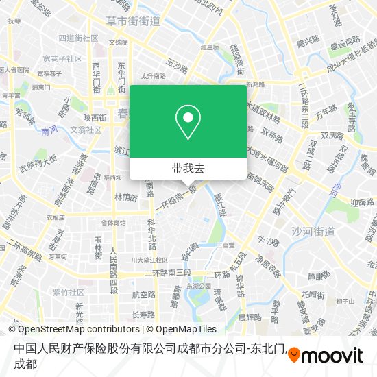 中国人民财产保险股份有限公司成都市分公司-东北门地图