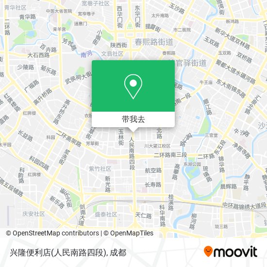 兴隆便利店(人民南路四段)地图