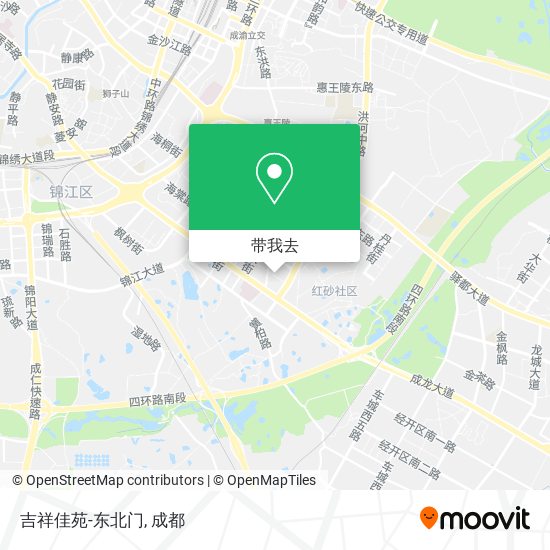 吉祥佳苑-东北门地图