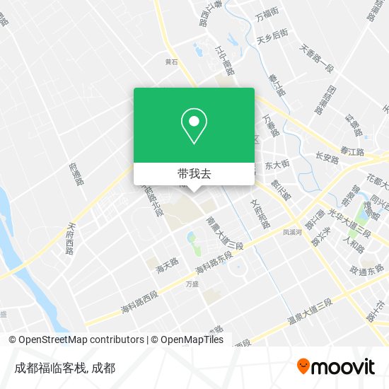 成都福临客栈地图