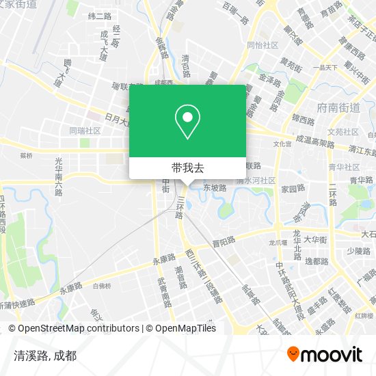 清溪路地图
