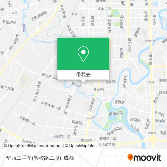 华西二手车(警校路二段)地图