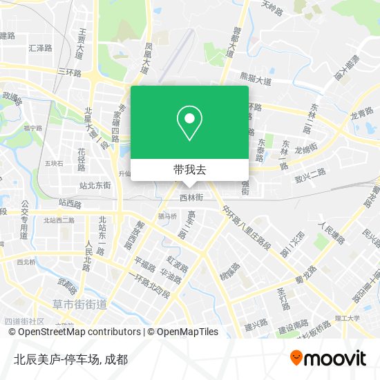北辰美庐-停车场地图