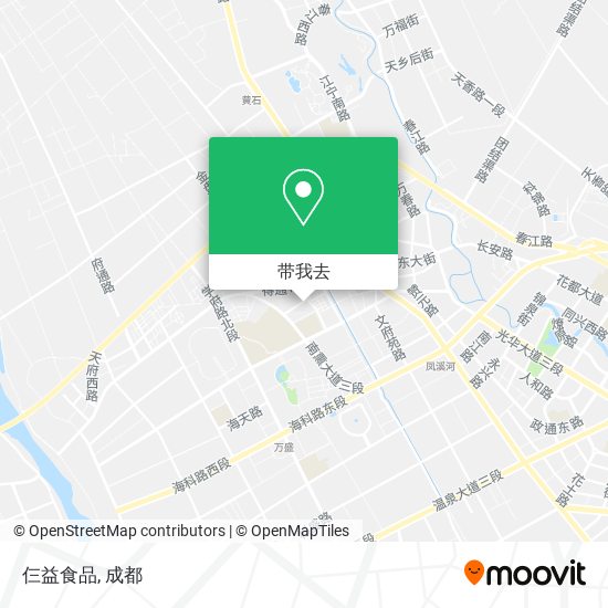 仨益食品地图