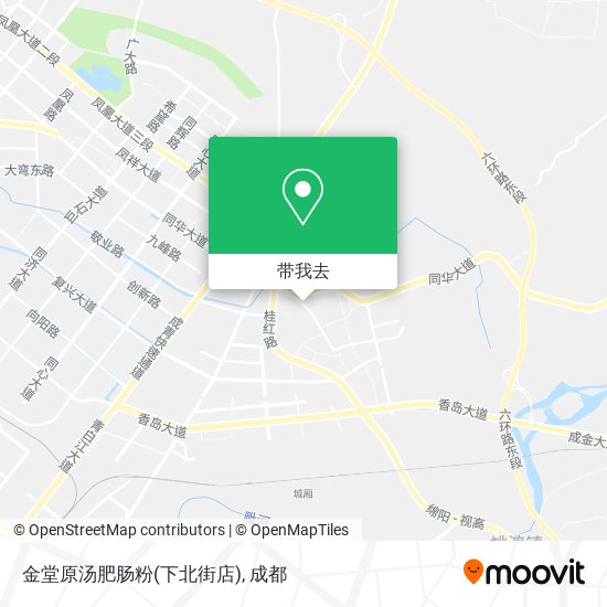 金堂原汤肥肠粉(下北街店)地图