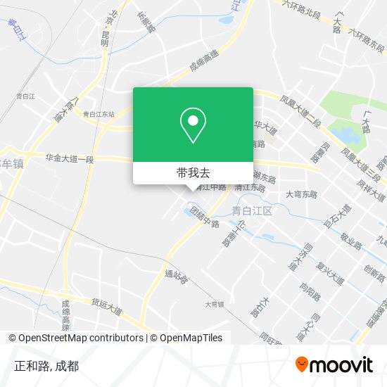 正和路地图