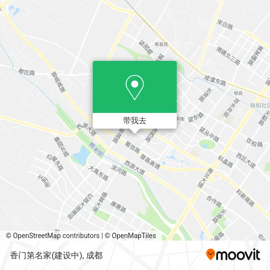香门第名家(建设中)地图