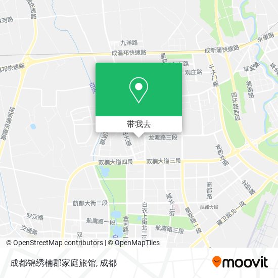 成都锦绣楠郡家庭旅馆地图