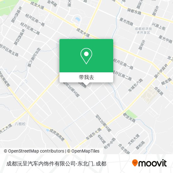 成都沅呈汽车内饰件有限公司-东北门地图