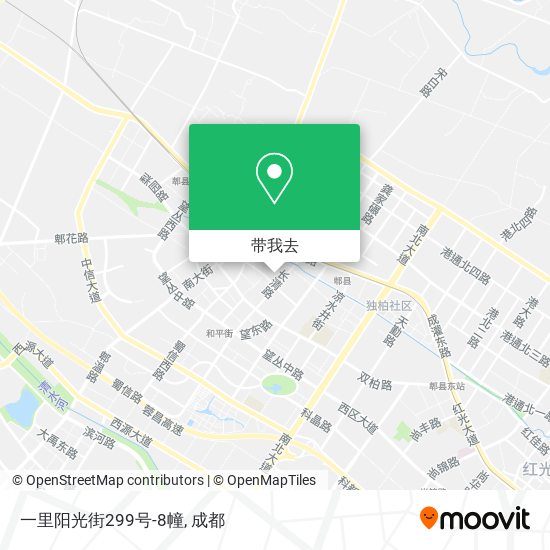 一里阳光街299号-8幢地图