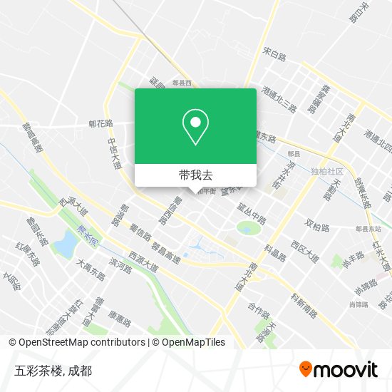 五彩茶楼地图