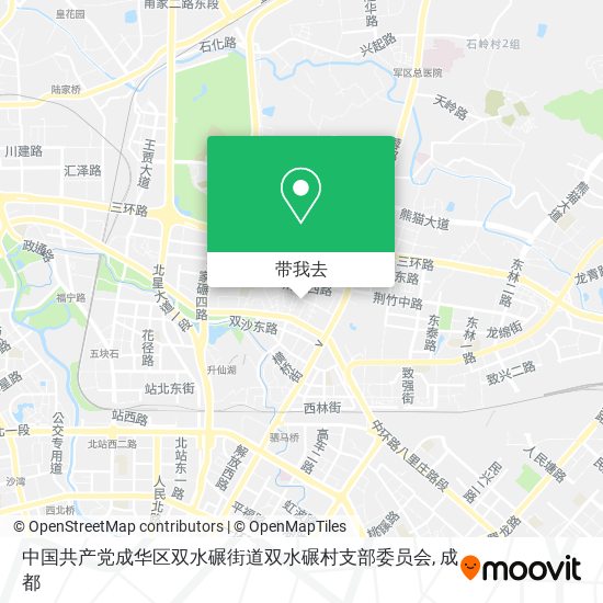 中国共产党成华区双水碾街道双水碾村支部委员会地图