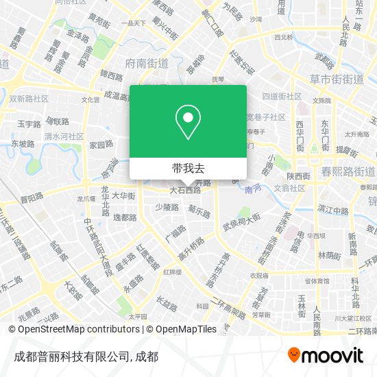 成都普丽科技有限公司地图