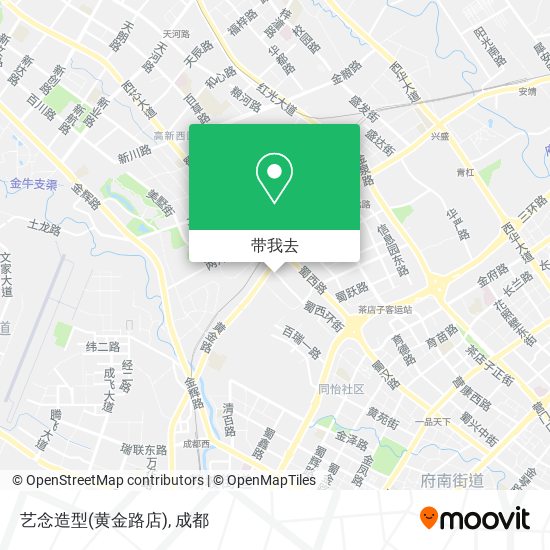 艺念造型(黄金路店)地图