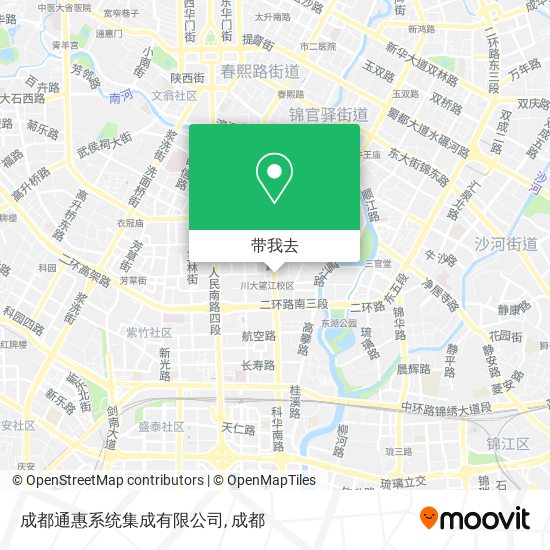 成都通惠系统集成有限公司地图