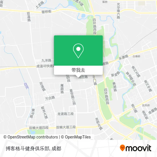 搏客格斗健身俱乐部地图