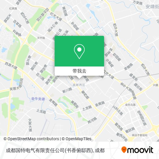 成都国特电气有限责任公司(书香俯邸西)地图