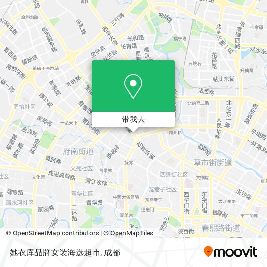 她衣库品牌女装海选超市地图