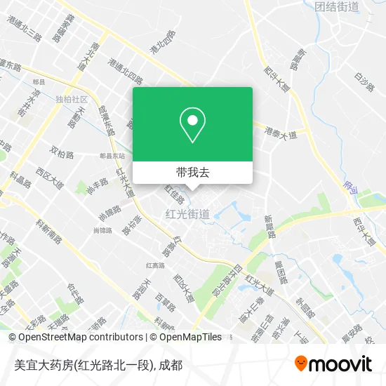 美宜大药房(红光路北一段)地图