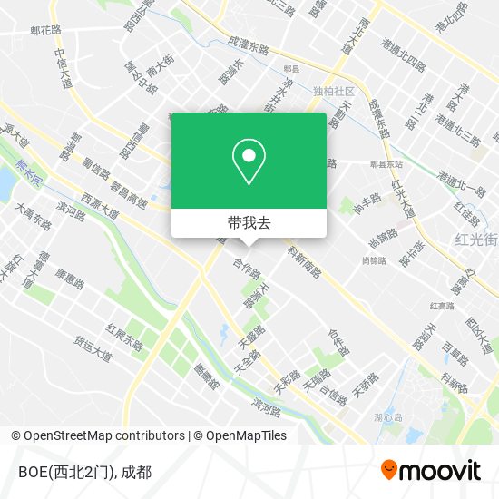 BOE(西北2门)地图