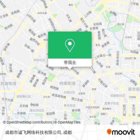 成都市诚飞网络科技有限公司地图