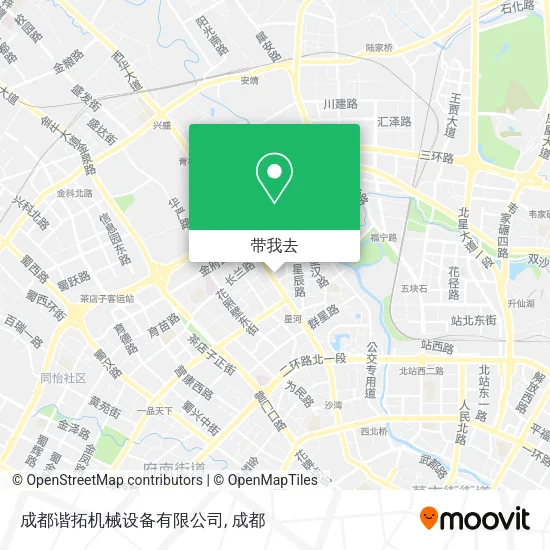 成都谐拓机械设备有限公司地图