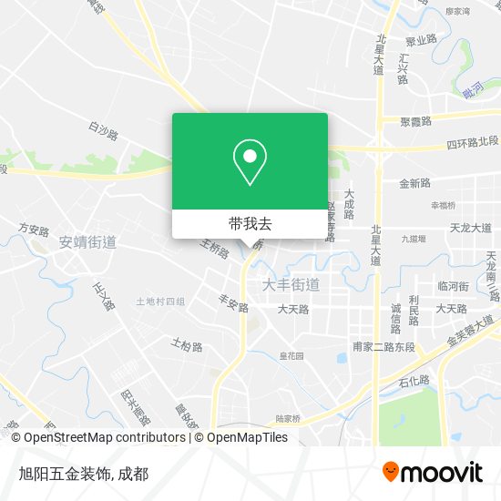 旭阳五金装饰地图