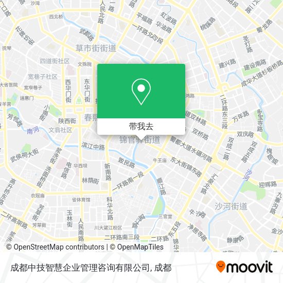 成都中技智慧企业管理咨询有限公司地图