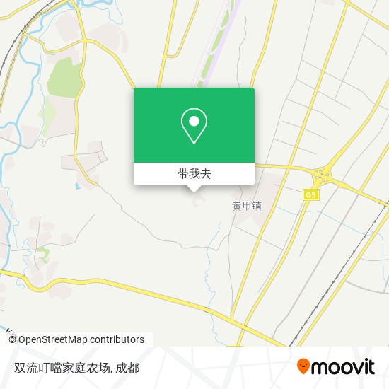 双流叮噹家庭农场地图